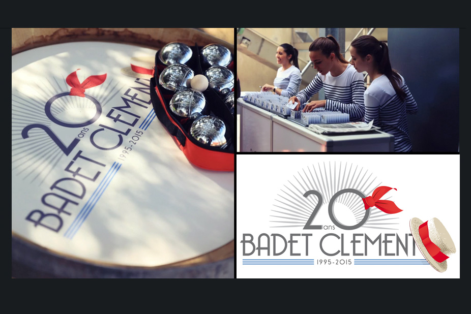 Badet Clément - Logo de l'événement “20 ans” - Agence Claire Contamine RP & Stratégies