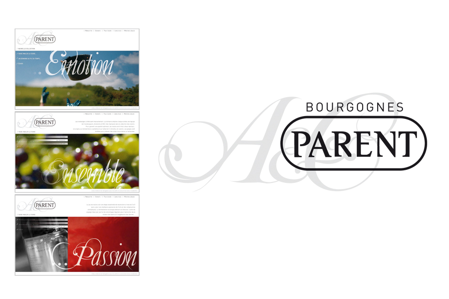 Bourgognes Parent - Identité visuelle et site internet - Agence Claire Contamine RP & Stratégie